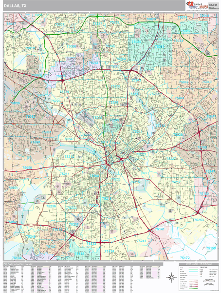 Interactive Zip Code Map Dallas