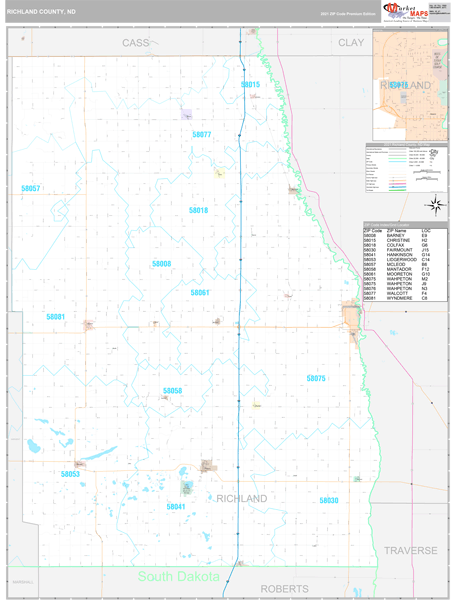 Richland County Nd Gis Richland County Sc Zip Code Map