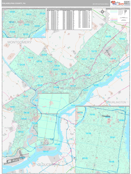 Zip Code Map Philadelphia Pa - Map