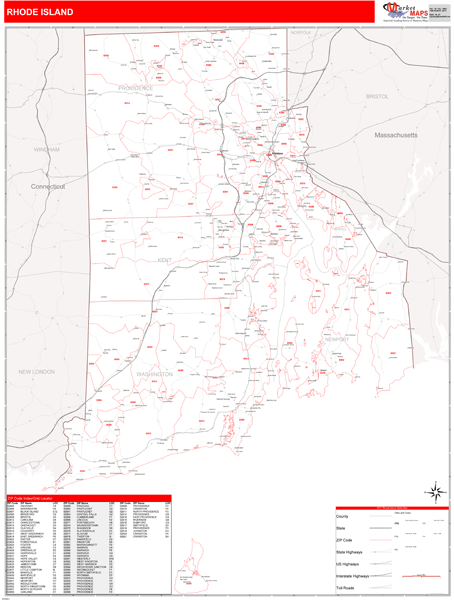 rhode-island-zip-code-wall-map-red-line-style-by-marketmaps