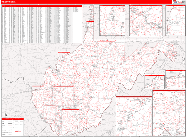 Virginia Zip Code Map