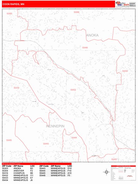 27 Minnesota Zip Codes Map - Online Map Around The World