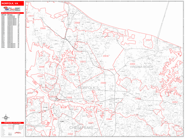 Norfolk Zip Code Map