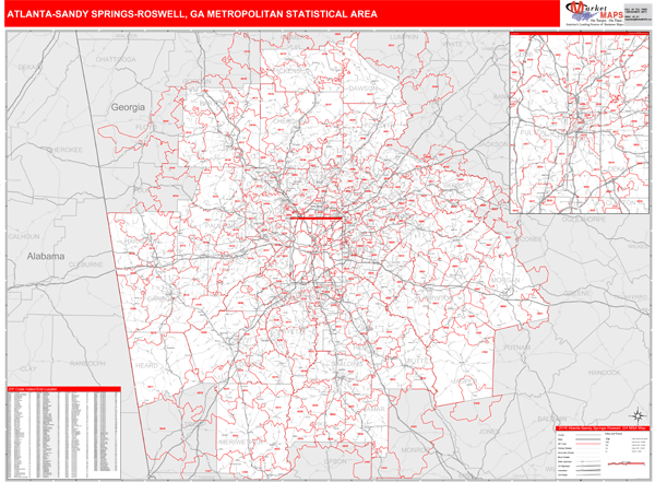 Usps Zip Code Map Atlanta