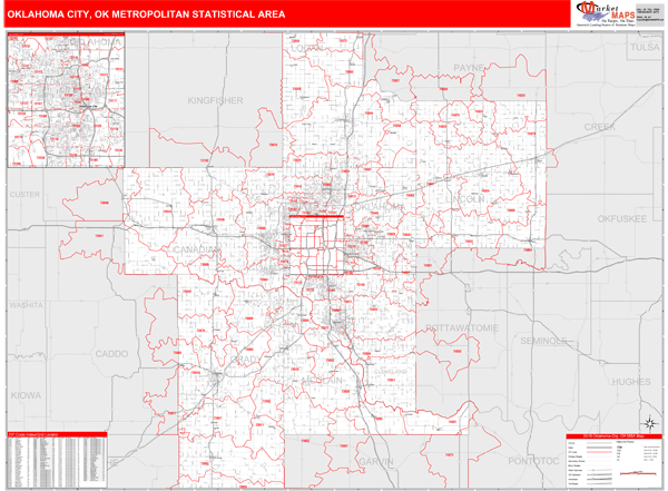 Oklahoma City Zip Code Map Maping Resources