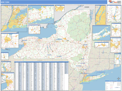 New York Wall Map