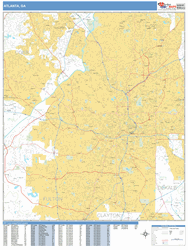 Atlanta Wall Map