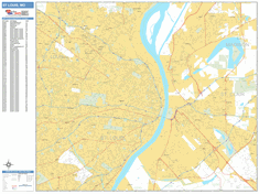 St. Louis Wall Map