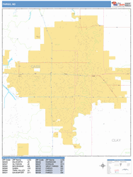 Fargo Wall Map