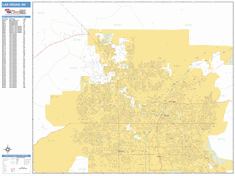 Las Vegas, Nv Wall Map