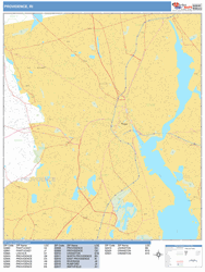 Providence Wall Map