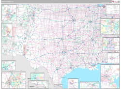 South Central 2 Regional Wall Map