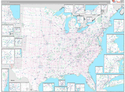 East Regional Wall Map