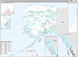 Alaska Wall Map