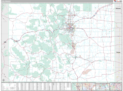 Colorado Wall Map