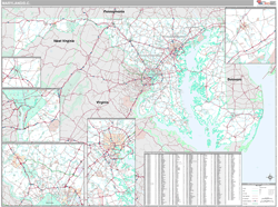 Maryland Wall Map