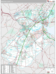 Middlesex, Nj Wall Map