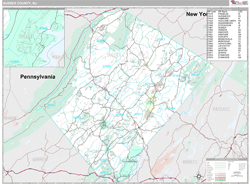 Sussex, Nj Wall Map