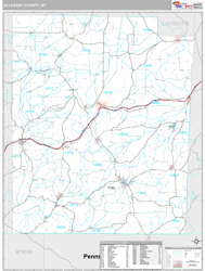 Allegany, Ny Wall Map