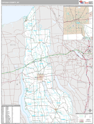 Cayuga, Ny Wall Map