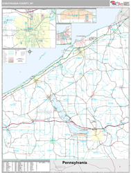 Chautauqua, Ny Wall Map