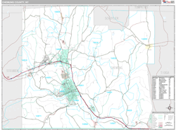 Chemung, Ny Wall Map