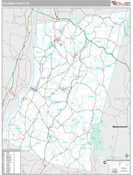 Columbia, Ny Wall Map