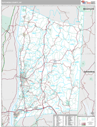 Dutchess, Ny Wall Map