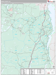 Essex, Ny Wall Map