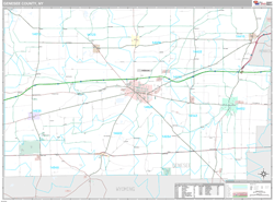 Genesee, Ny Wall Map