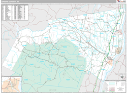 Greene, Ny Wall Map