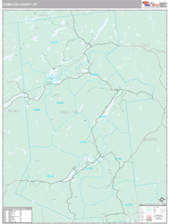 Hamilton, Ny Wall Map