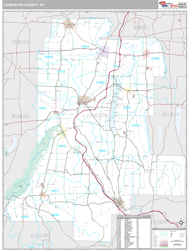 Livingston, Ny Wall Map