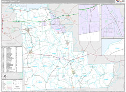 Madison, Ny Wall Map