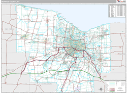 Monroe, Ny Wall Map