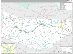 Montgomery, Ny Wall Map