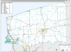 Niagara, Ny Wall Map