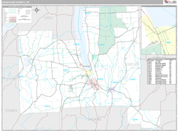 Schuyler, Ny Wall Map