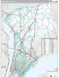 Westchester, Ny Wall Map