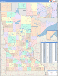 Minnesota Wall Map