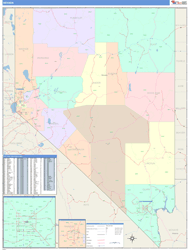 Nevada Wall Map