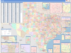 Texas Wall Map