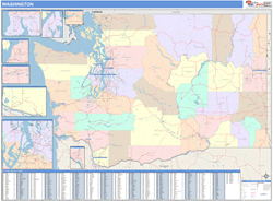 Washington Wall Map