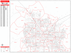 Las Vegas, Nv Wall Map