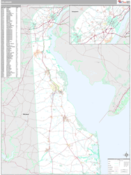 Delaware Wall Map