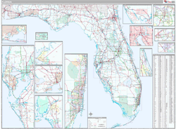Florida Wall Map