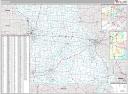 Missouri Wall Map