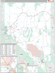 Nevada Wall Map