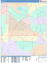 City Of Irving Zip Code Map