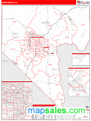 Northern Nevada Zip Code Map - United States Map